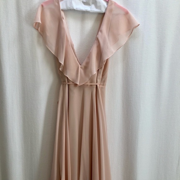 Jenny Yoo Faye Bridesmaid Dress in Soft Blush - Picture 5 of 10